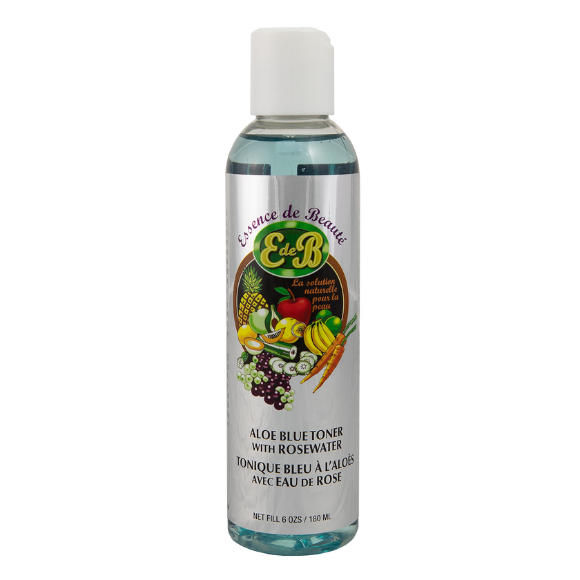 Aloe Blue Toner With Rose Water - Essence de Beauté