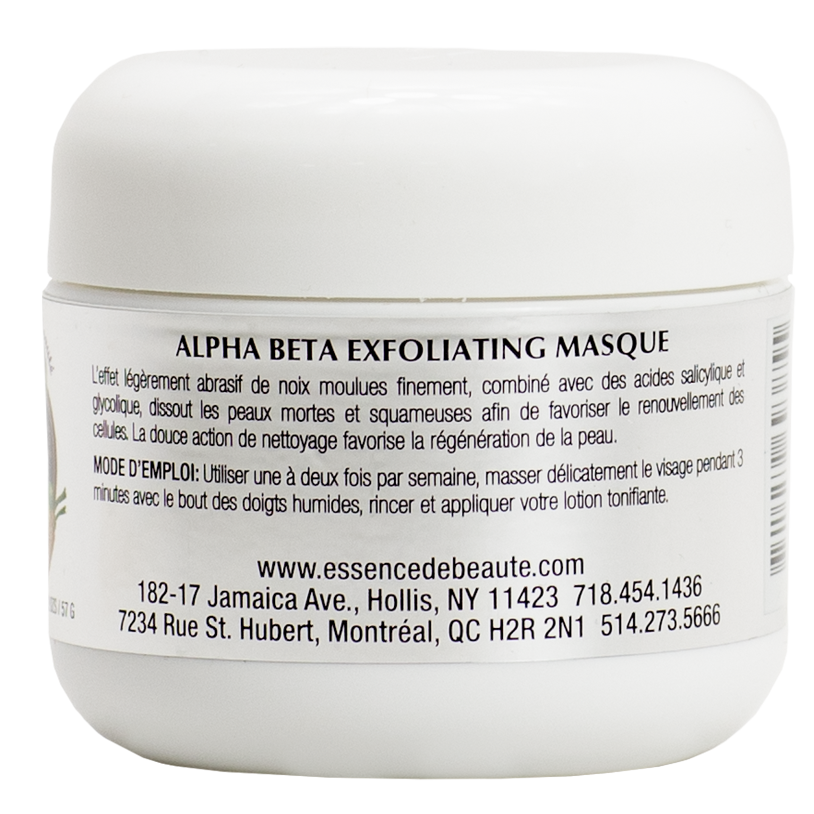 Alpha Beta Exfoliating Masque - Essence de Beauté